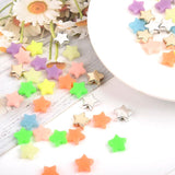 50pcs 11mm Colorful Star Acrylic Spacer Beads for DIY Jewelry Making
