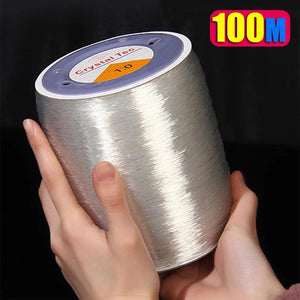 100m Strong Elastic Beading Thread Jewelry Making Transparent String