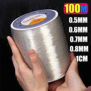100m Strong Elastic Beading Thread Jewelry Making Transparent String
