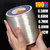 100m Strong Elastic Beading Thread Jewelry Making Transparent String