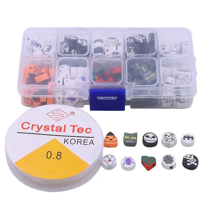 Christmas Soft Pottery Glass Seed Beads Kit for DIY Jewelry Making
