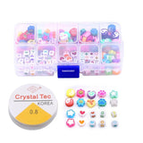 Christmas Soft Pottery Glass Seed Beads Kit for DIY Jewelry Making