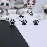 20Pcs 16mm Cat Paws Print Wooden Beads DIY Custom Party Decoration