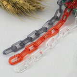 100pcs Mini Acrylic Buckle Beads DIY Glasses Chains Mask Earrings