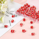 20PCS Mushroom Strawberry Lampwork Beads Loose Bead DIY Jewelry Making