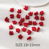 4PCS Coloured Glaze Flower Pendant for Jewelry Making