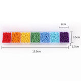 Colorful Seed Beads Acrylic Mini Beads for Jewelry Making