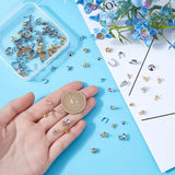 201 Stainless Steel Bead Caps for Glass Bubble Pendants - DIY Earring Craft