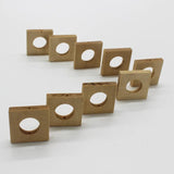 20pcs DIY Grass Wood Chips Painting Pendant Earrings Women Jewelry
