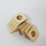20pcs DIY Grass Wood Chips Painting Pendant Earrings Women Jewelry