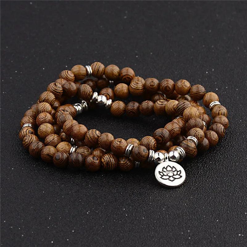 Sandalwood Buddhist Buddha Prayer Beads Bracelet