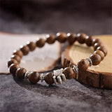 Sandalwood Buddhist Buddha Prayer Beads Bracelet