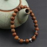 Sandalwood Buddhist Buddha Prayer Beads Bracelet