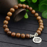 Sandalwood Buddhist Buddha Prayer Beads Bracelet