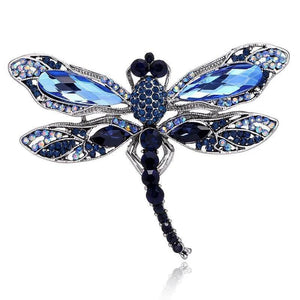 Vintage Dragonfly Brooches High Buckle Insect Brooch Pins Coat Accessories