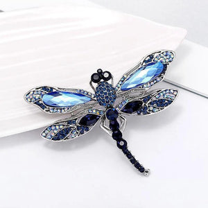 Vintage Dragonfly Brooches High Buckle Insect Brooch Pins Coat Accessories