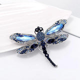 Vintage Dragonfly Brooches High Buckle Insect Brooch Pins Coat Accessories