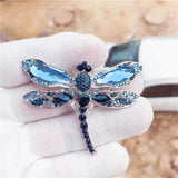 Vintage Dragonfly Brooches High Buckle Insect Brooch Pins Coat Accessories