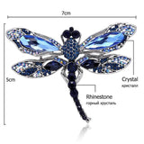 Vintage Dragonfly Brooches High Buckle Insect Brooch Pins Coat Accessories