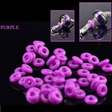 200PCs Silicone European Clip Bead Rings 6x2mm