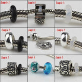 200PCs Silicone European Clip Bead Rings 6x2mm