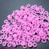 200PCs Silicone European Clip Bead Rings 6x2mm