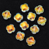 20PCS Glass Crystal Heart Beads Rainbow Charms