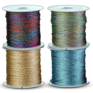 0.2-1mm Silk Thread Cord 20-100m/Roll DIY Bracelet Necklace Chinese Knot Tassel