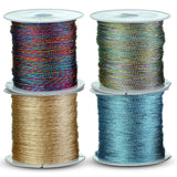 0.2-1mm Silk Thread Cord 20-100m/Roll DIY Bracelet Necklace Chinese Knot Tassel