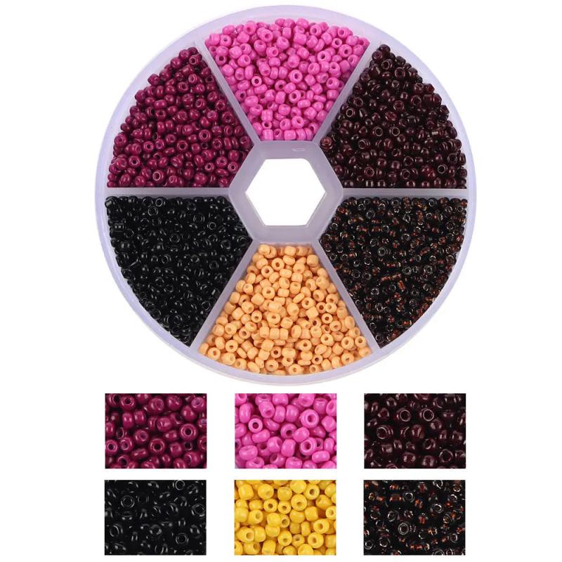 Czech Glass Seed Beads DIY Bracelet Kit Small Crystal Beads Set