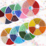 Czech Glass Seed Beads DIY Bracelet Kit Small Crystal Beads Set