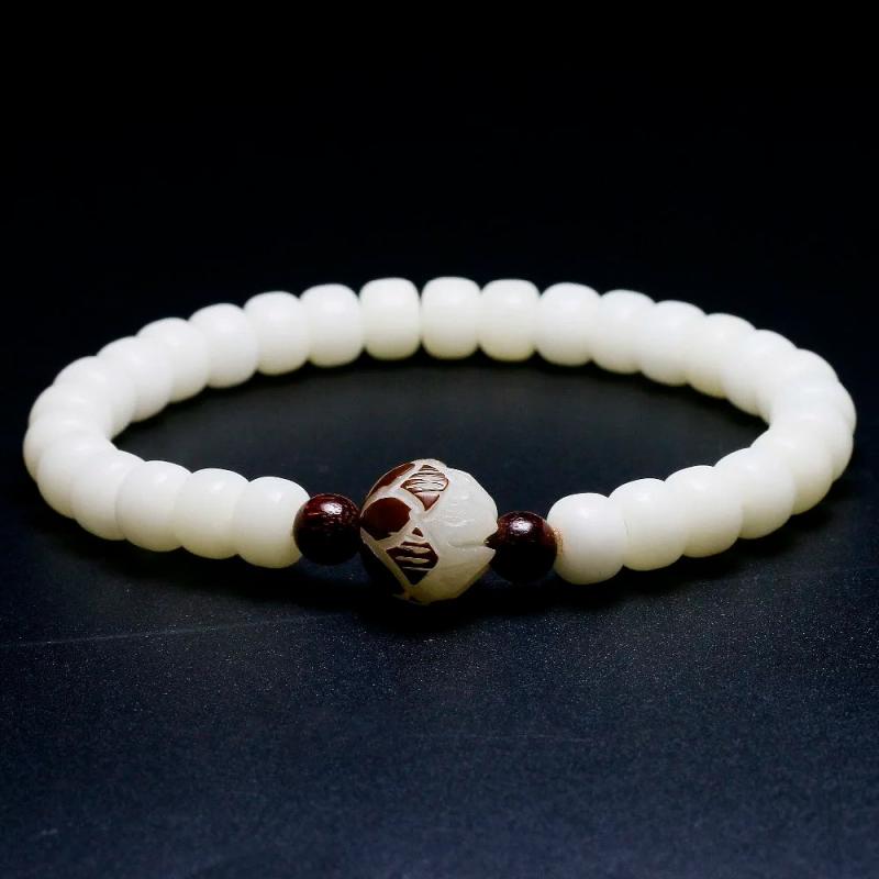 Tibetan Lotus Charm Bracelet for Women