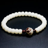 Tibetan Lotus Charm Bracelet for Women