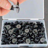 PVC Rubber Pin Backs for Badges Tie Tack Lapel Holder Cap