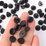 PVC Rubber Pin Backs for Badges Tie Tack Lapel Holder Cap