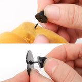 PVC Rubber Pin Backs for Badges Tie Tack Lapel Holder Cap