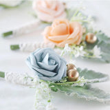 Pink Groom Boutonniere Buttonhole Wedding Corsage Pins