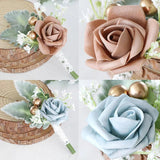Pink Groom Boutonniere Buttonhole Wedding Corsage Pins