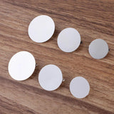 10pcs Silver Flat Brooch Base 20-30mm Round Blank Tray Jewelry Making Findings