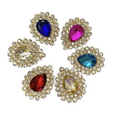 10pcs 7x10mm Crystal Claw Rhinestone Sewing Beads DIY Jewelry Making