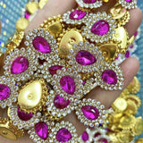 10pcs 7x10mm Crystal Claw Rhinestone Sewing Beads DIY Jewelry Making