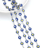 Evil Eye Bead Chain for Jewelry Making