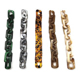 50pcs Acrylic Buckle Beads 20*30mm DIY Handbag Key Strap Chains Accessories