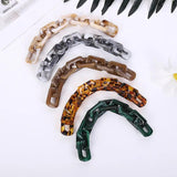 50pcs Acrylic Buckle Beads 20*30mm DIY Handbag Key Strap Chains Accessories