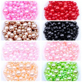3-12mm White Round Plastic Pearl Beads for Jewelry Making
