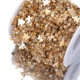Butterfly Crystal Charms Copper Chain Rhinestone Bead Pendants for Necklace