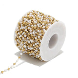 1m Stainless Steel Pearl Beads Necklace Chains DIY Jewelry Accessories
