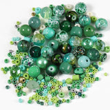 40g Mixed Size Shape Loose Glass Seed Beads for Kids DIY Jewelry Making