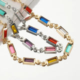 1m Crystal Bead Chains Colorful Glass Beaded Chain Necklace Bracelet DIY Jewelry