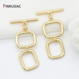 14K Plated Toggle Clasps Hooks for Bracelets Necklace Making Jewelry